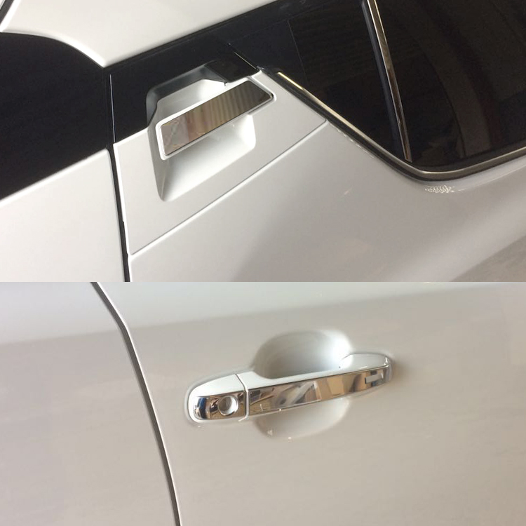 TOYOTA 2017 C-HR  ZYX10/NGX50 SIDE CHROME DOOR HANDLE COVER TRIM HANDLE PROTECTOR